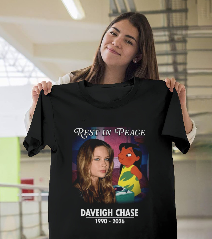 Rest In Peace Daveigh Chase 1990 2026 Lilo T-Shirt