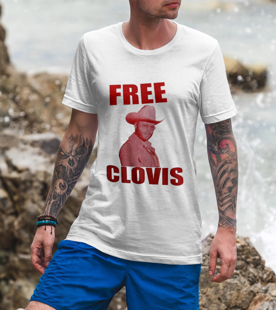 Charley Crockett Free Clovis Cowboy Style Texas Country Music T-Shirt