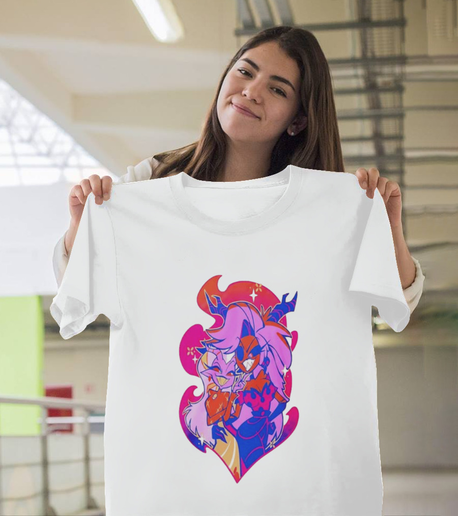 Mrs Mayberry And Martha Pride 2025 Vibrant Cartoon Duo With Pink And Purple Aesthetic T-Shirt