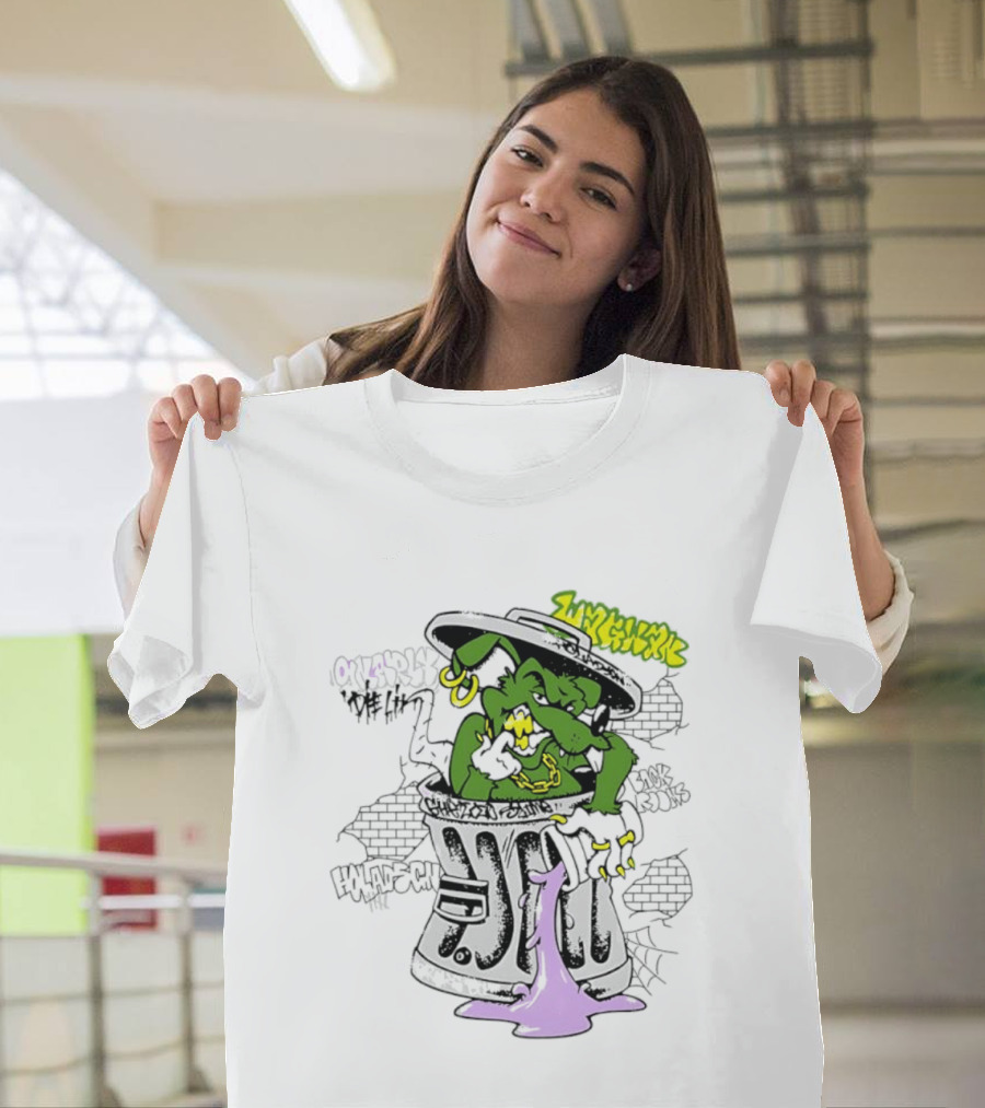 Escape Plan Ghetto Slime Rat Trash Can Die Lit Back Rooms Holadsch T-Shirt