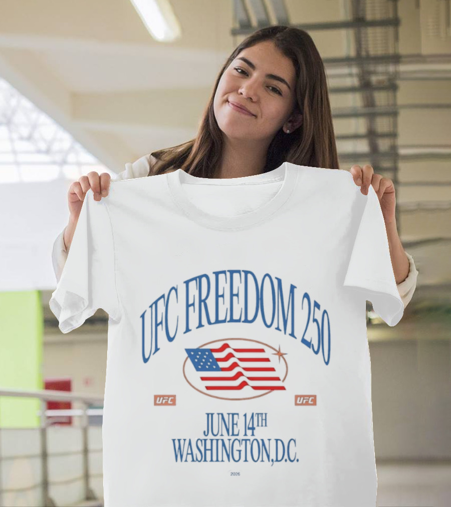 UFC Freedom 250 June 14th Washington DC 2026 MMA Event Stars And Stripes T-Shirt