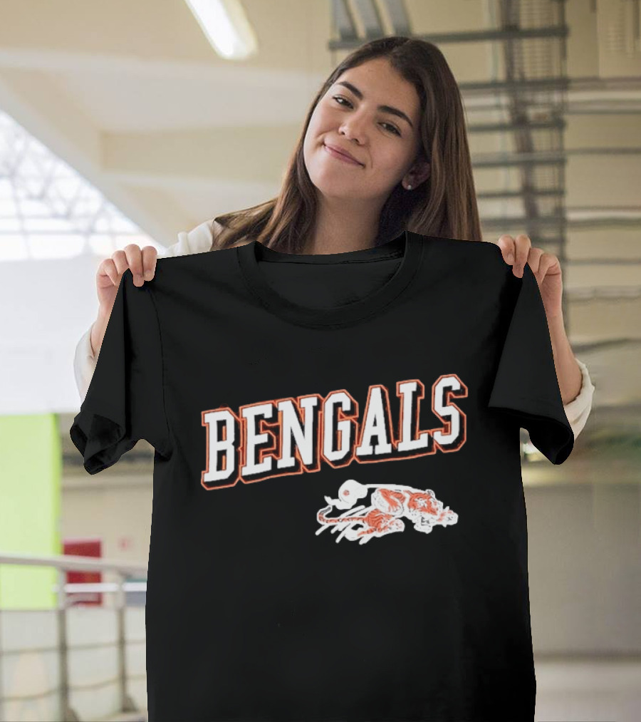 Bengals Cincinnati Black Tiger T-Shirt
