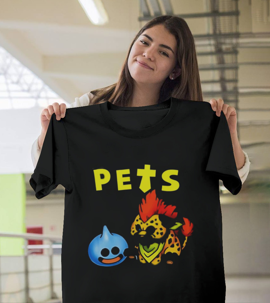 Dragon Quest Pets Slime And Great Sabrecat T-Shirt