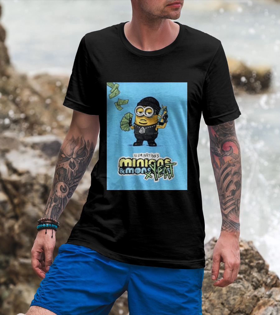 Illumination's Minions & Minions X Yeat Million Dollar Minion T-Shirt