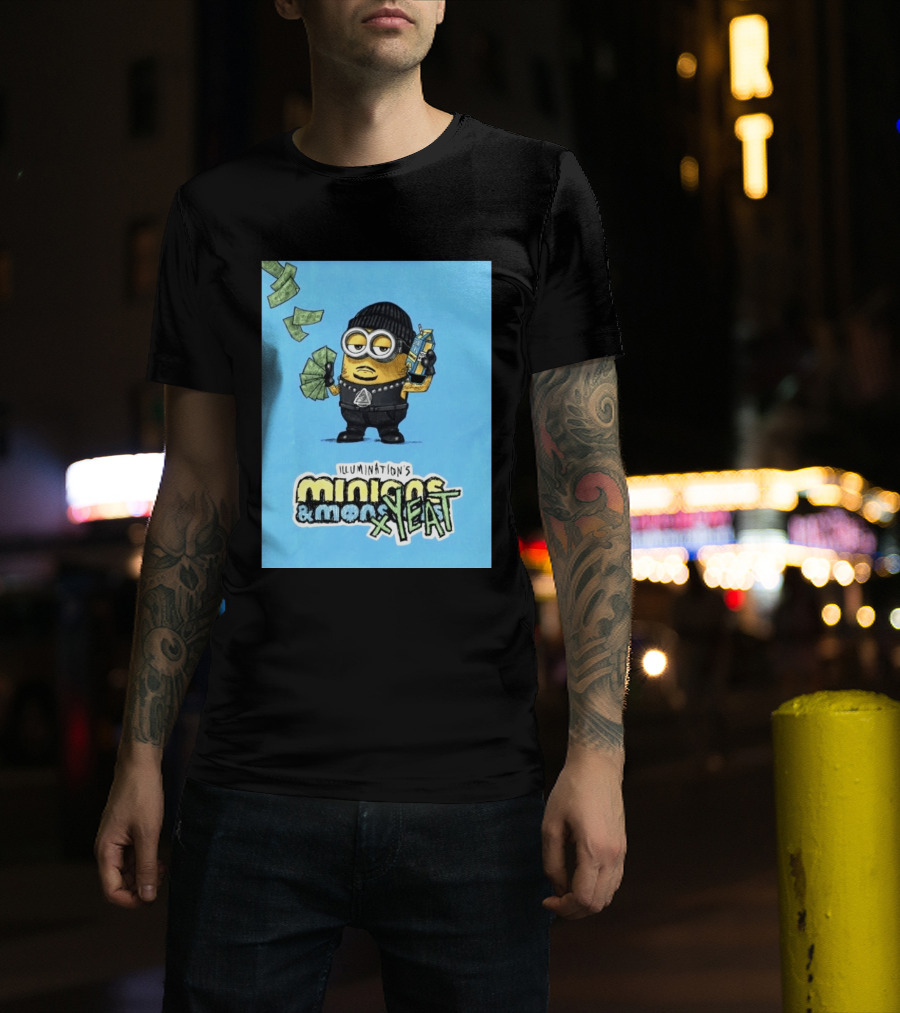 Illumination's Minions & Minions X Yeat Million Dollar Minion T-Shirt