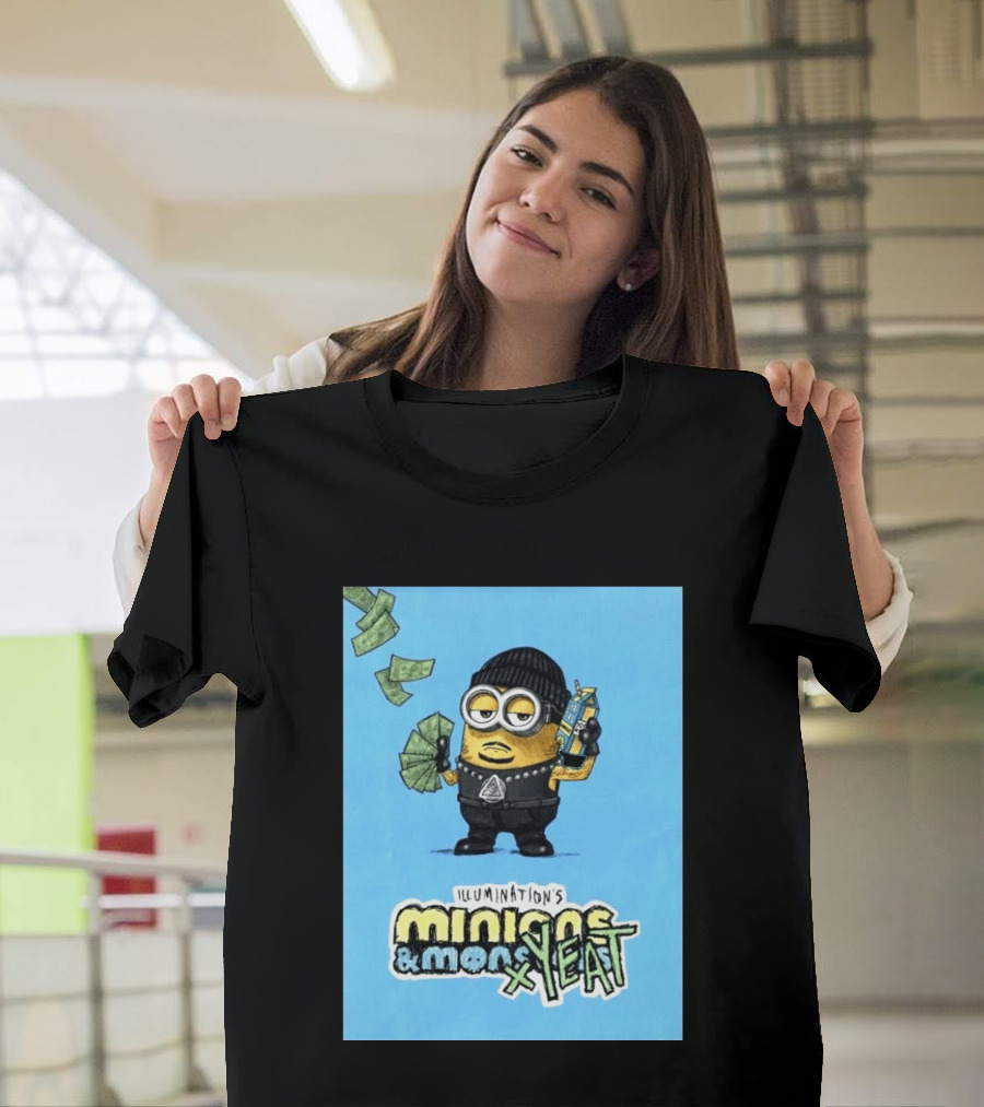Illumination's Minions & Minions X Yeat Million Dollar Minion T-Shirt