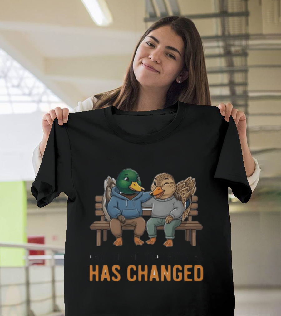 Happiness Is Meeting An Old Friend And Feeling Nothing Has Changed Duck Happy Reunion T-Shirt