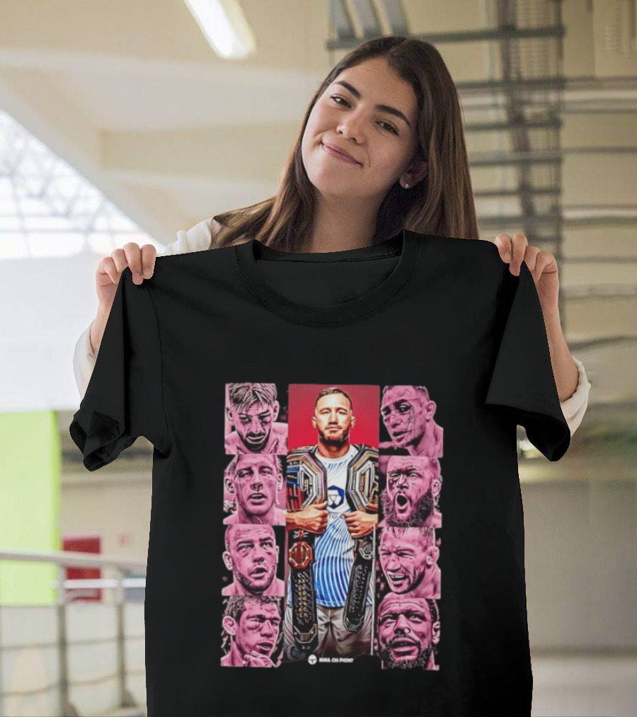 Justin Gaethje MMA On Point UFC Champion T-Shirt