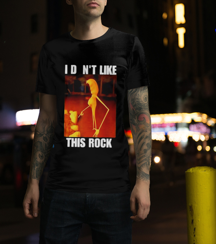 Salad Fingers I Don't Like This Rock Surreal Horror Meme T-Shirt