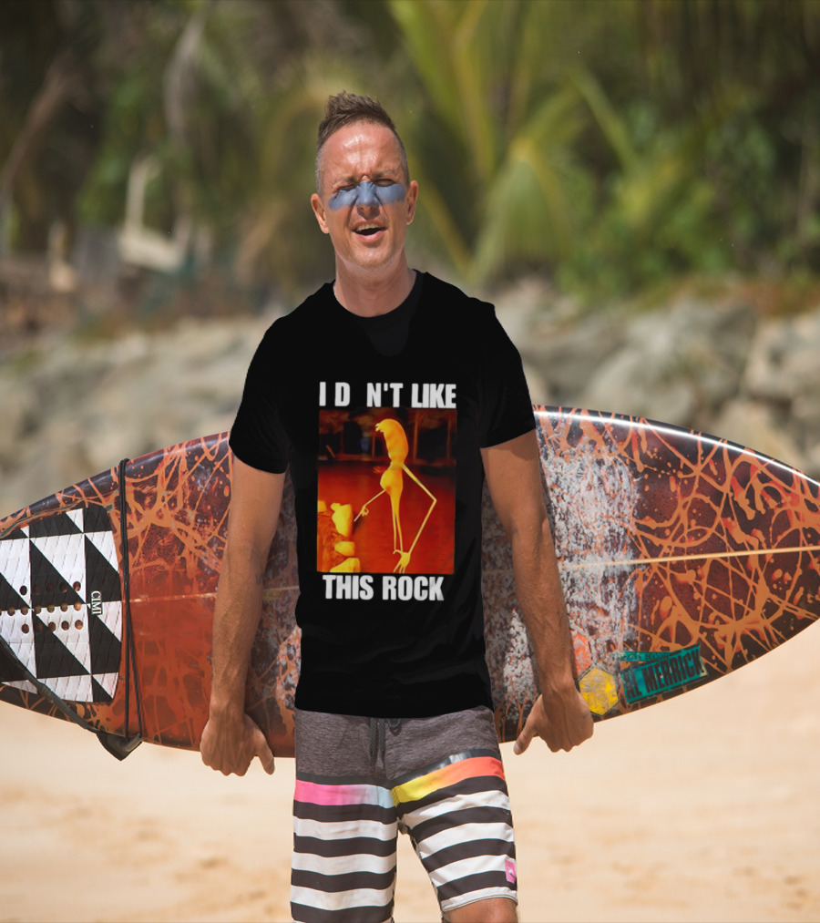 Salad Fingers I Don't Like This Rock Surreal Horror Meme T-Shirt