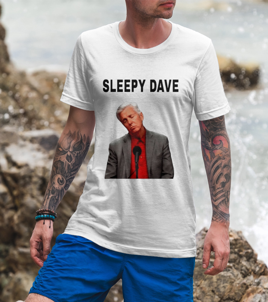 Sleepy Dave Dave Dombrowski Meme T-Shirt