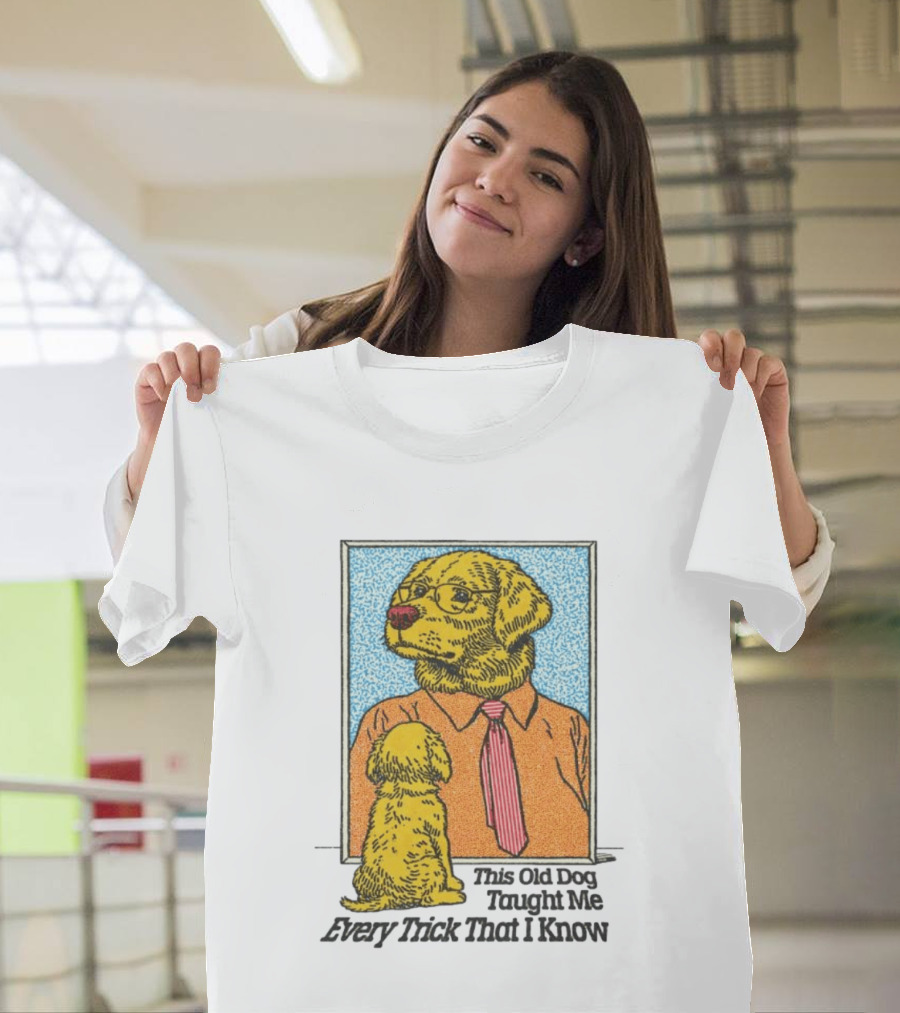 Mac Demarco This Old Dog Taught Me Every Trick That I Know Cartoon Dogs In Mirror T-Shirt