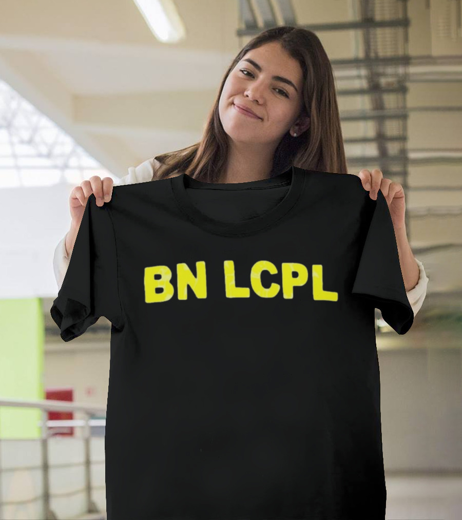 BN LCPL Bold Yellow Block Letters T-Shirt