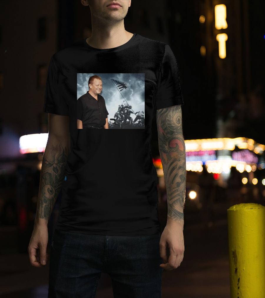 James Bradley Flags Of Our Fathers Iconic Image T-Shirt