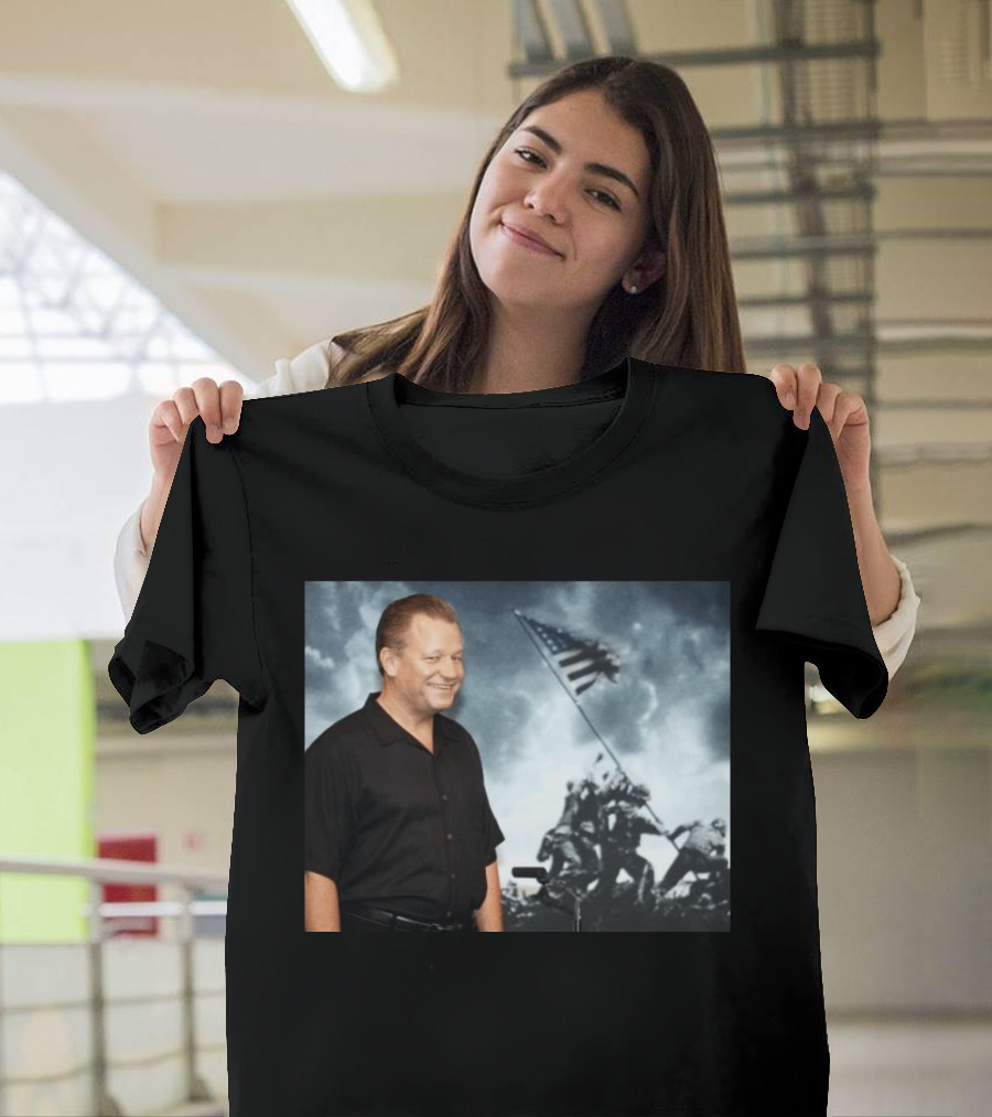 James Bradley Flags Of Our Fathers Iconic Image T-Shirt
