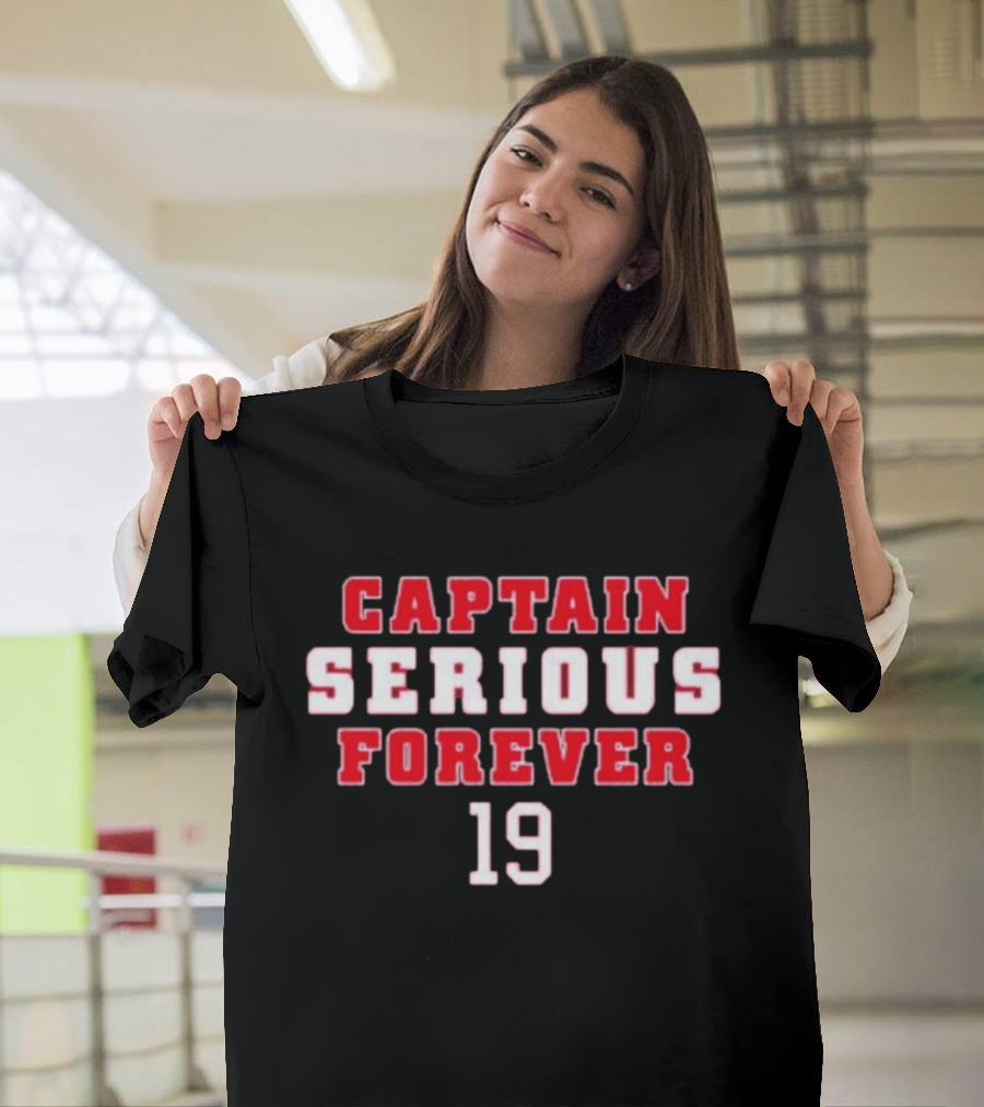 Captain Serious Forever 19 Sports T-Shirt