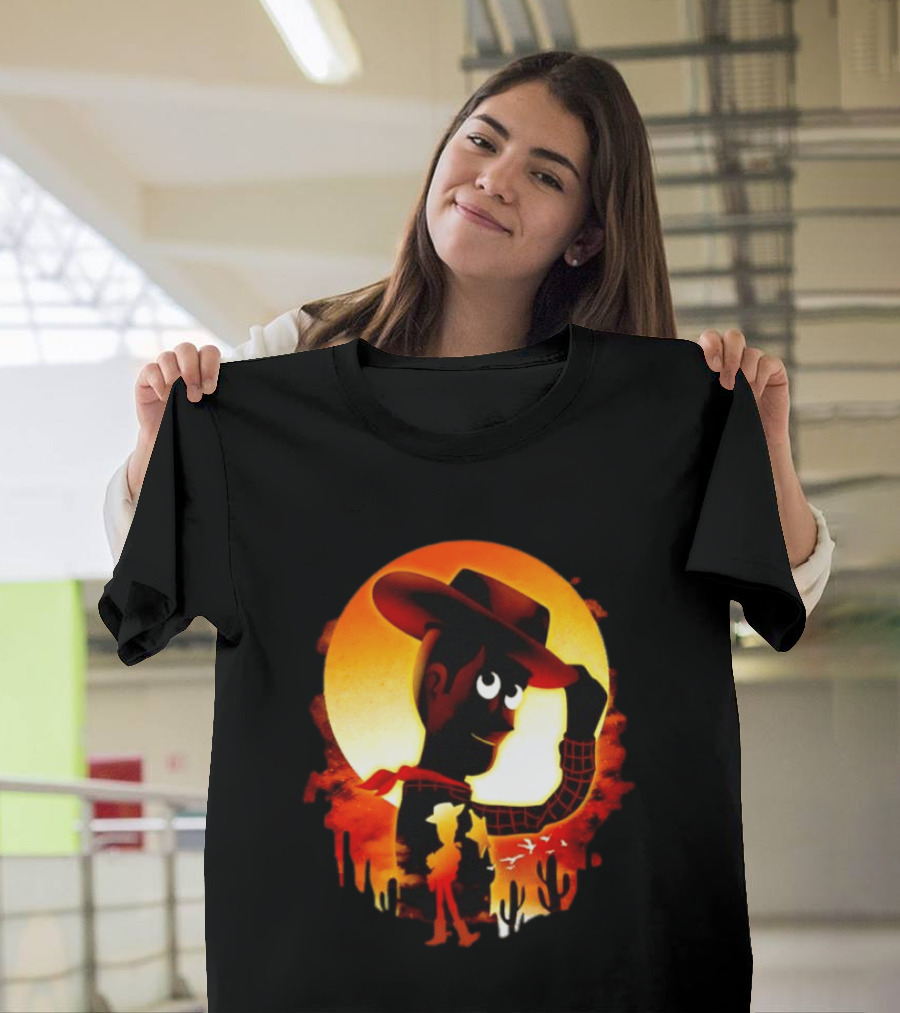 Sheriff Woody Pixar Toy Story Sunset Cowboy T-Shirt