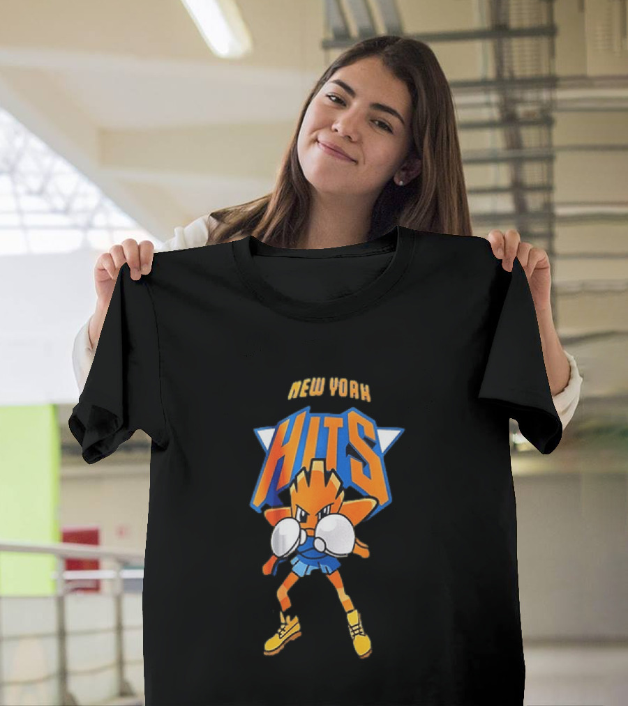 New York Hits Hitmonchan Pokémon Basketball Champions 2026 T-Shirt