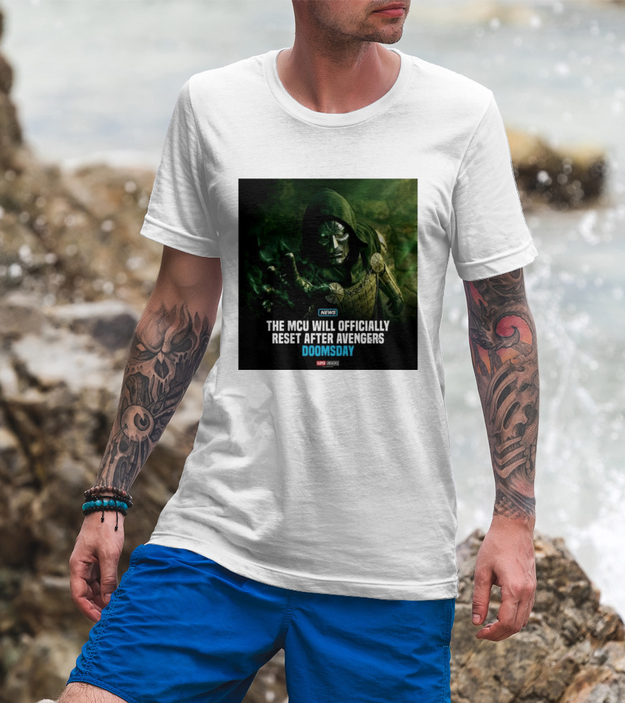 Avengers Doomsday MCU Reset Announcement Super Universe News T-Shirt