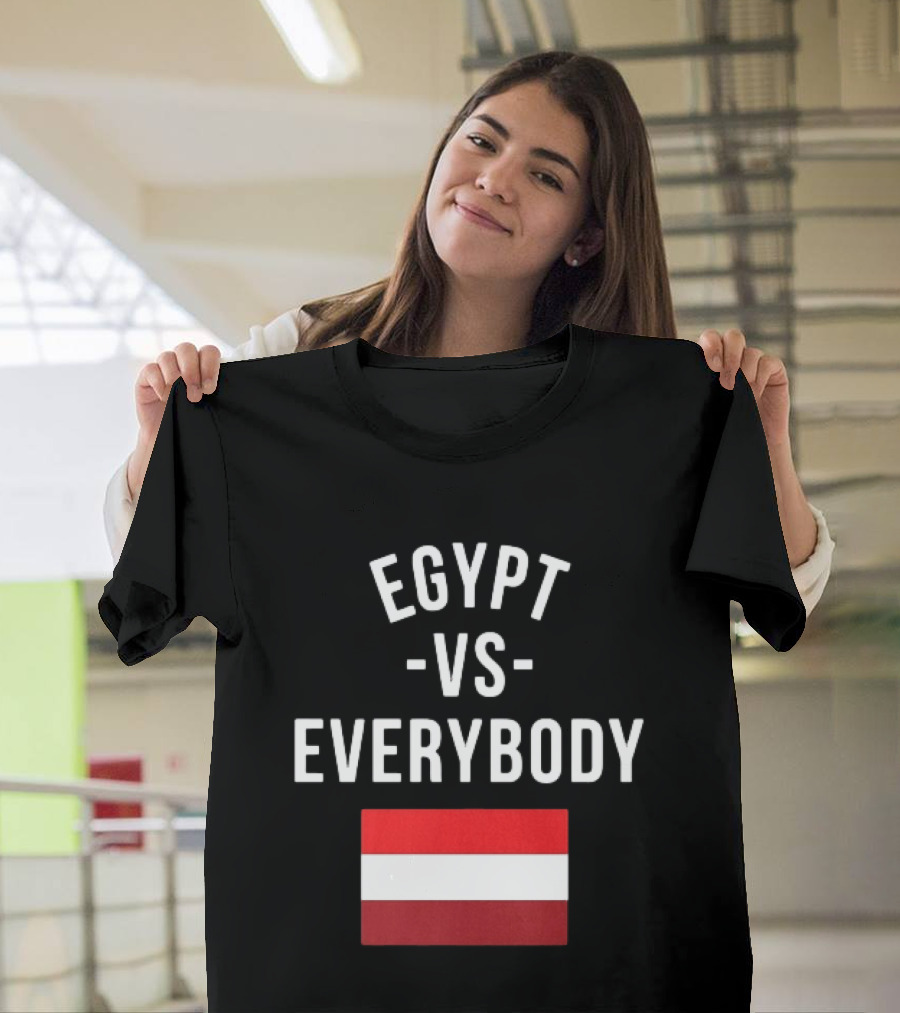 Egypt Vs Everybody Egyptian Pride Flag T-Shirt