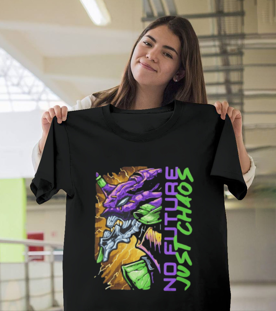 Evangelion Unit 01 No Future Just Chaos Neon Genesis Evangelion T-Shirt