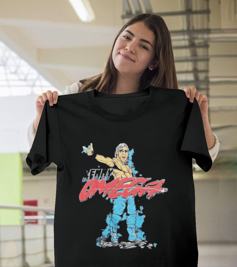 Kenny Omega Pro Wrestling Illustration With Omega Splash T-Shirt