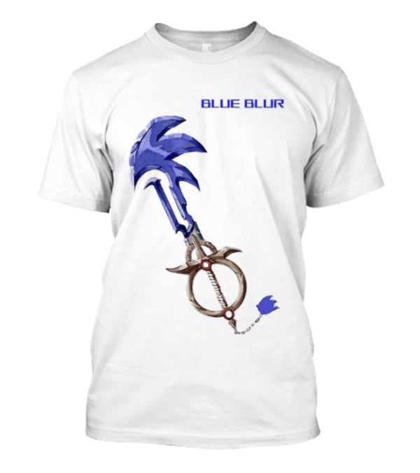 The Hedgehog Keyblade Blue Blur Sonic T-Shirt