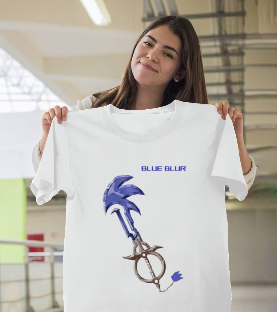 The Hedgehog Keyblade Blue Blur Sonic T-Shirt