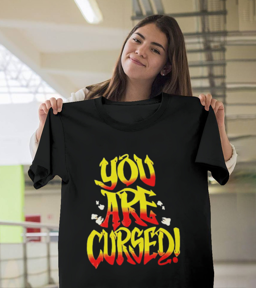 Danhausen You Are Cursed Bold Graffiti T-Shirt