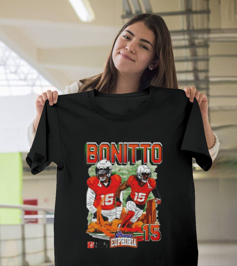 BONITTO 15 NFLPA Planet Euphoria Denver Skyline T-Shirt