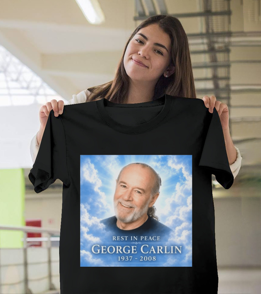 Rest In Peace George Carlin 1937 2008 Memorial T-Shirt