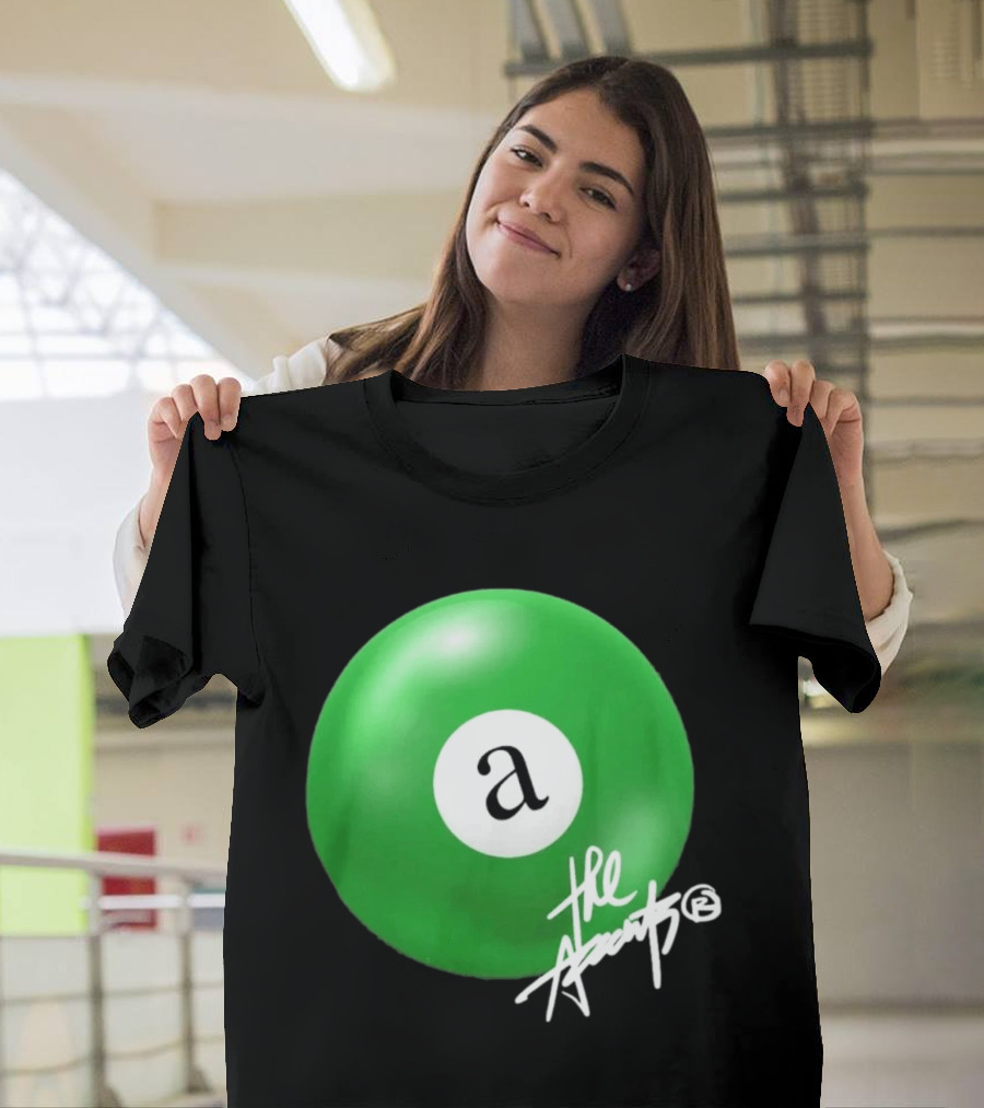 The Accents Collection Green Pool Ball Icon With Signature T-Shirt