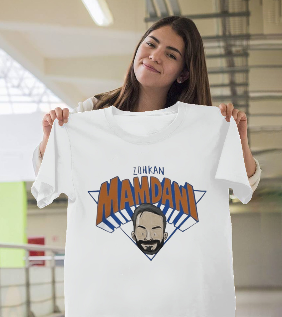 Zohran Mamdani MAMDANI Knicks Style Collab T-Shirt