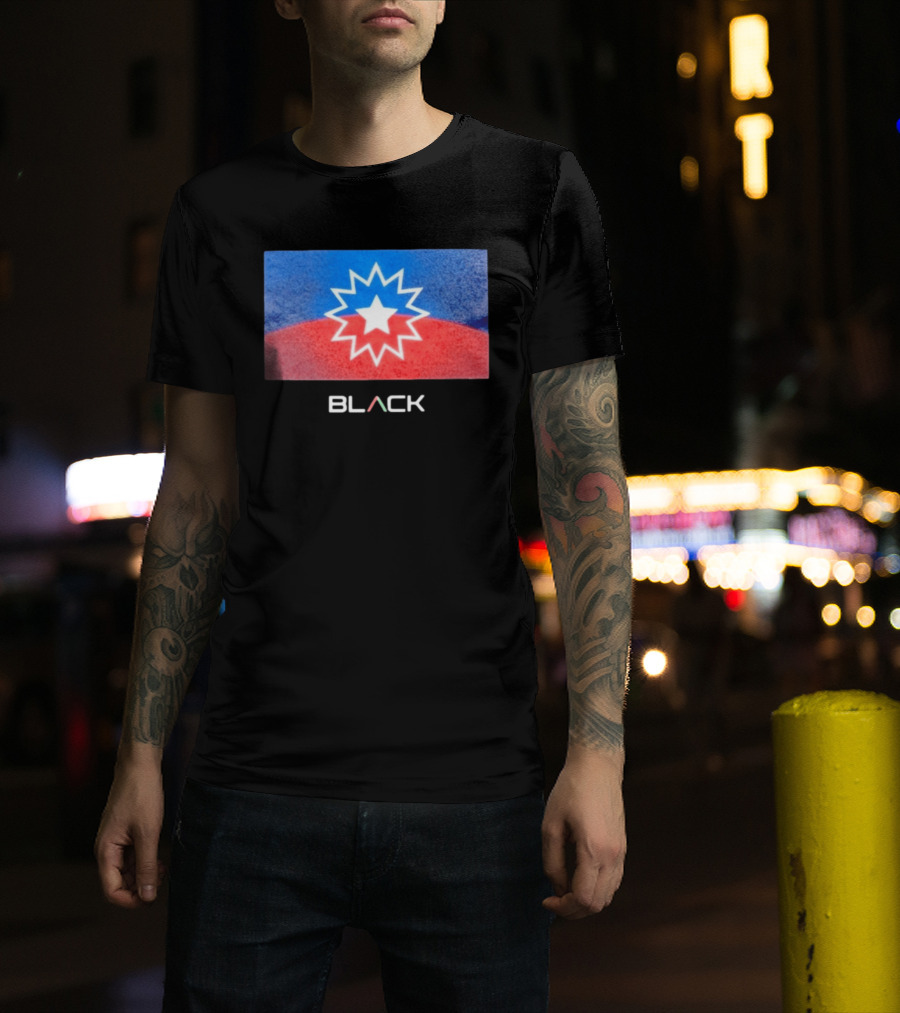 Actively Black Juneteenth Star Flag Celebration T-Shirt