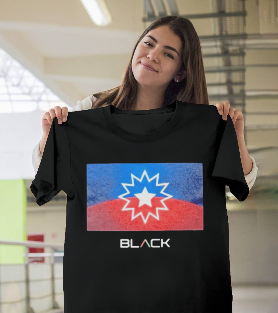 Actively Black Juneteenth Star Flag Celebration T-Shirt