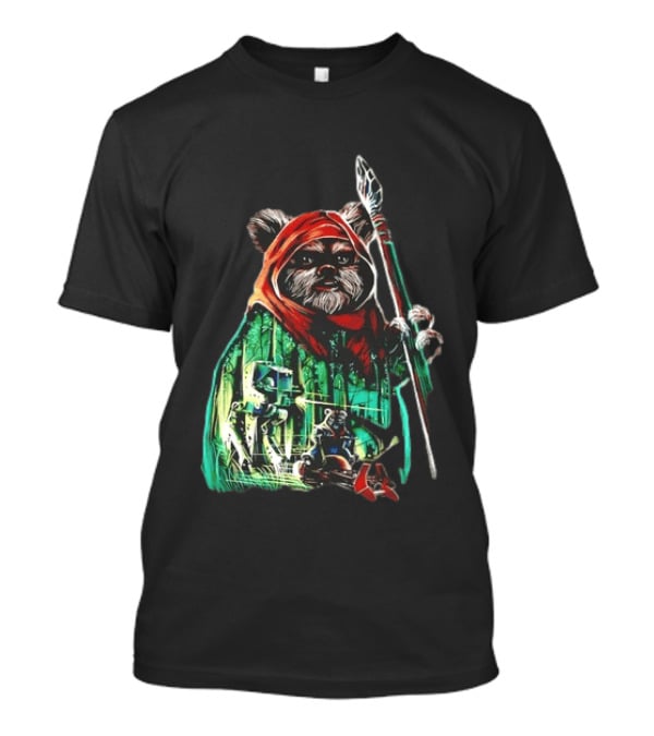 Wicket W Warrick Ewok Endor Defense Return Of The Jedi T-Shirt