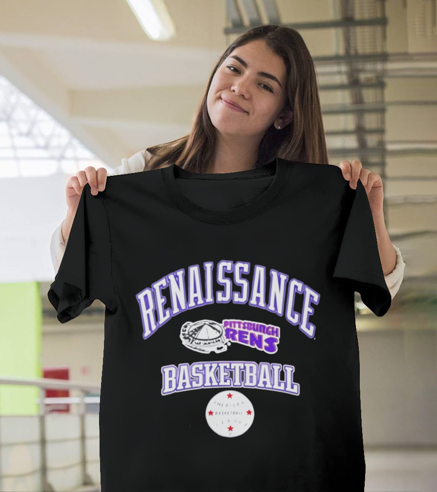 Renaissance Basketball Pittsburgh Rens American Basketball League T-Shirt