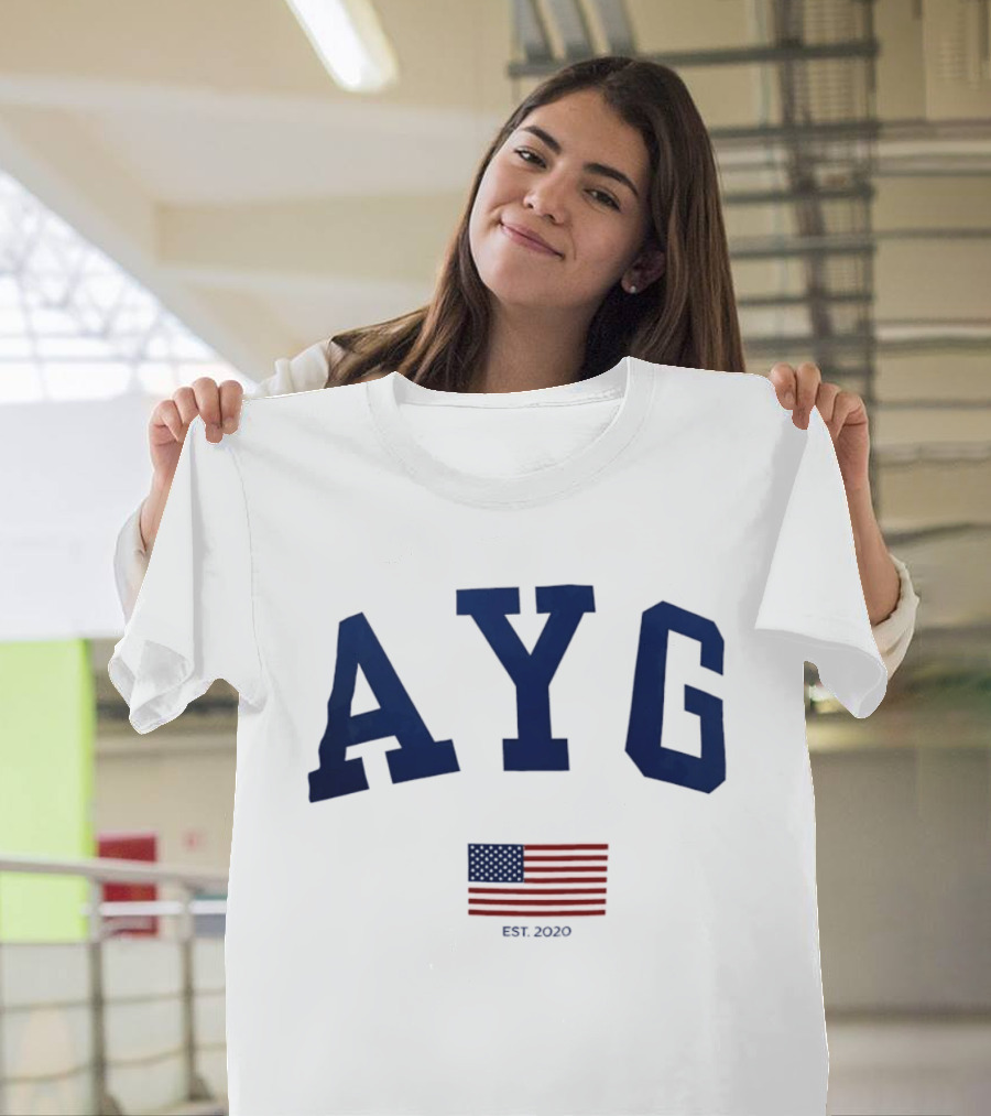 AYG American Flag EST 2020 4th Of July T-Shirt