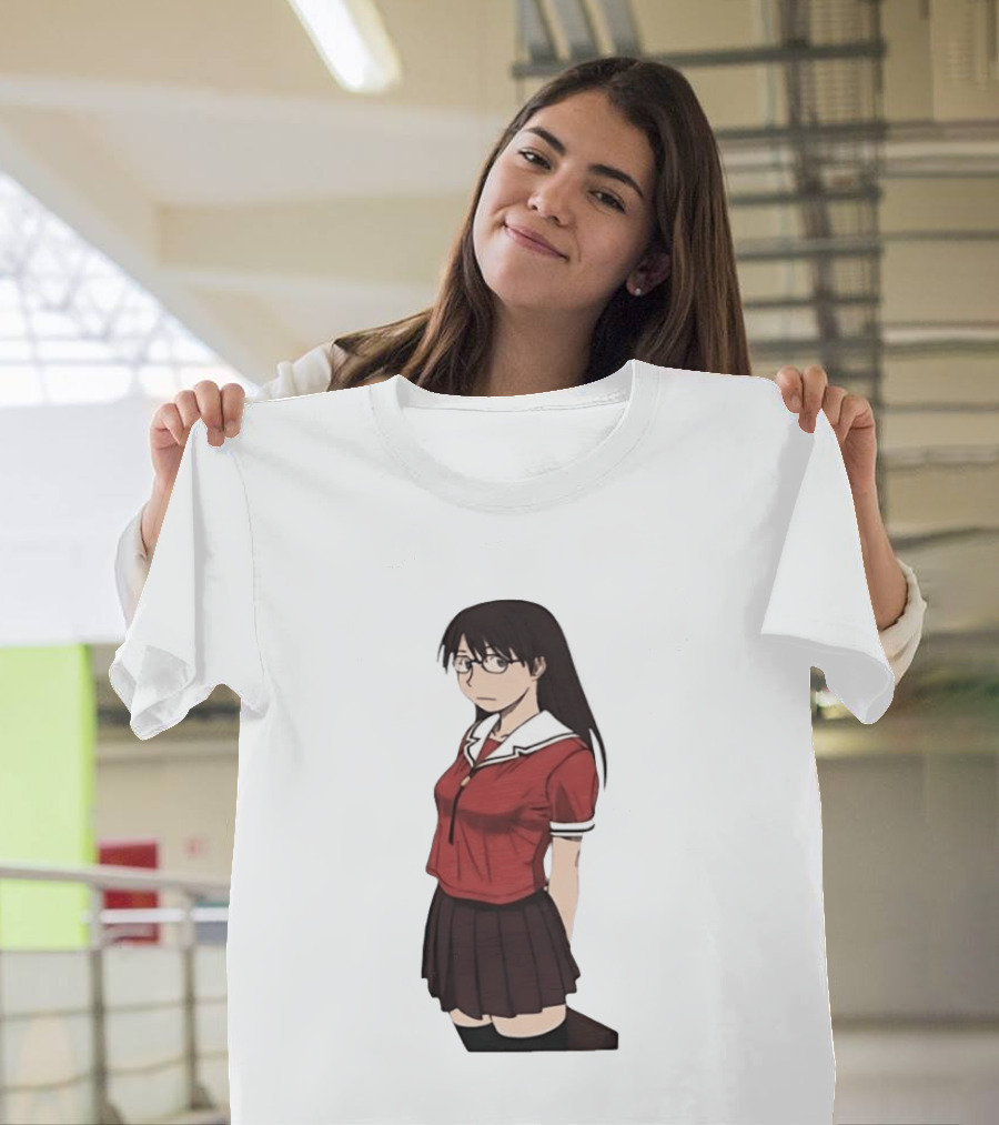 Azumanga Daioh Anime Yomi Character Red Outfit T-Shirt