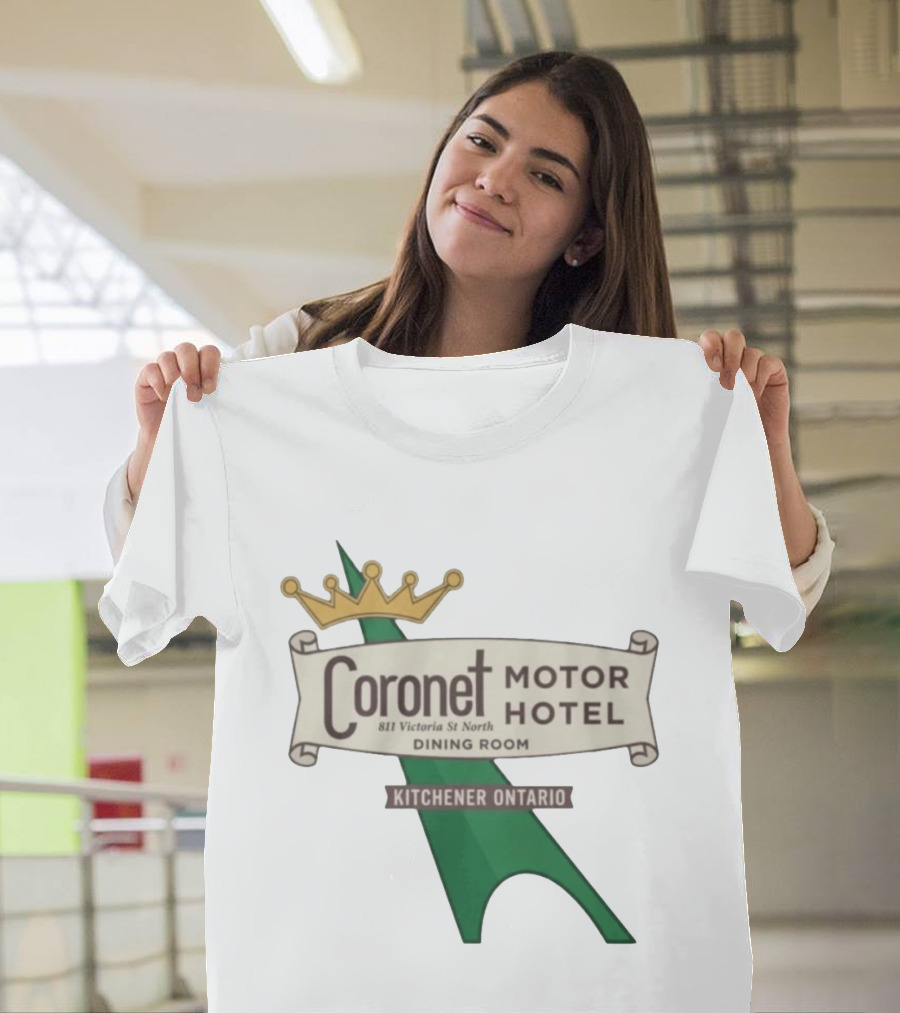 Coronet Motor Hotel 811 Victoria St North Kitchener Ontario Dining Room T-Shirt