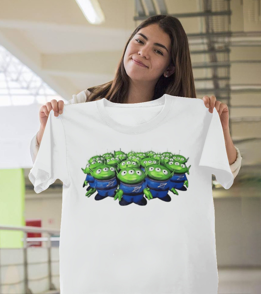 Little Green Men Aliens Toy Story Pixar Animation Characters T-Shirt