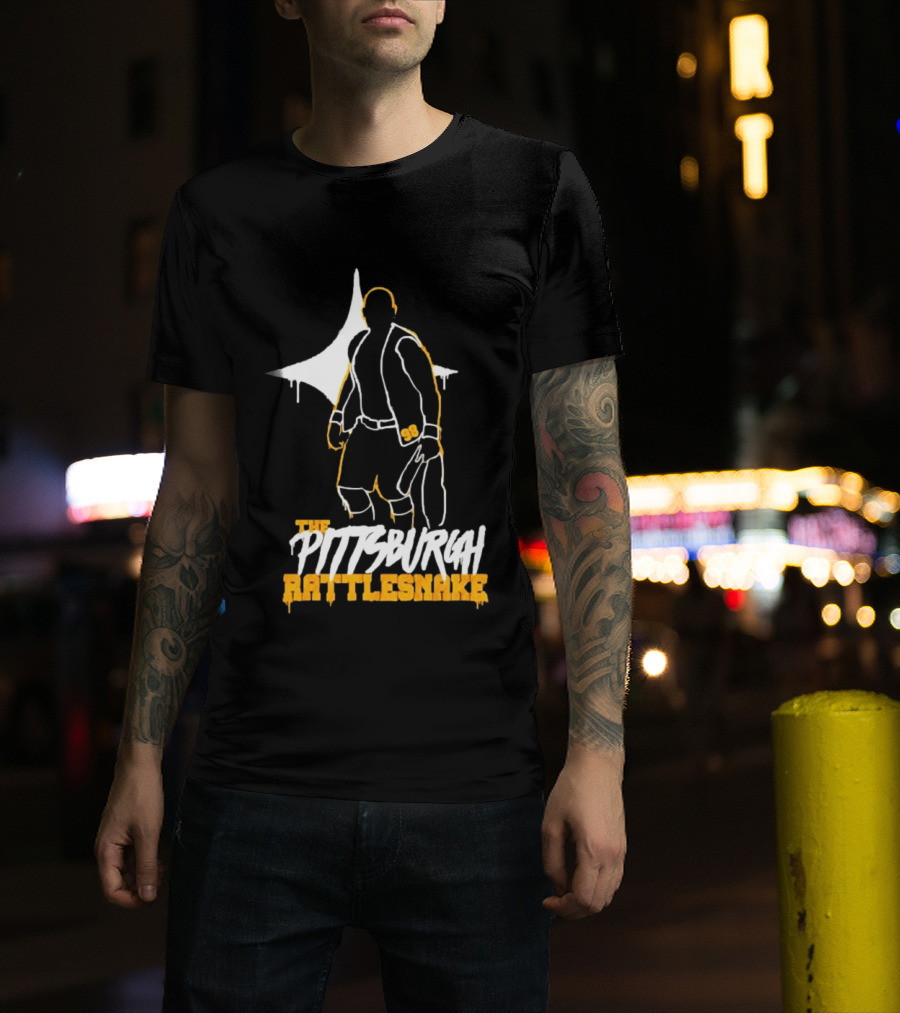 Steve Austin Pittsburgh Steelers The Pittsburgh Rattlesnake 98 T-Shirt