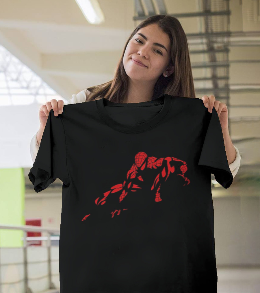 Zendaya Spider Man Red Paint Abstract T-Shirt