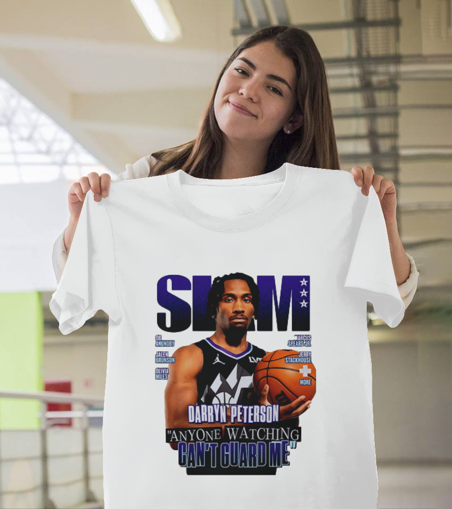 Darryn Peterson SLAM Utah Jazz Basketball Anyone Ing Can't Guard Me T-Shirt
