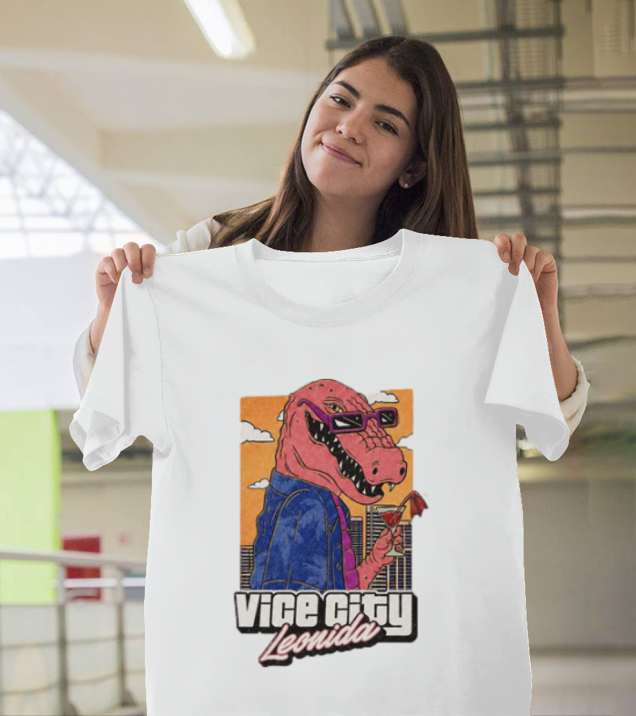 Grand Theft Auto VI GTA 6 Vice City Leonida Alligator Martini T-Shirt