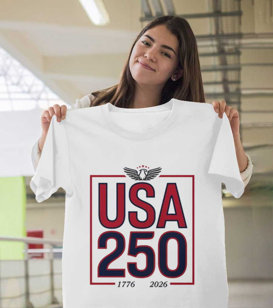 USA 250 Semiquincentennial Eagle 1776 2026 Anniversary T-Shirt