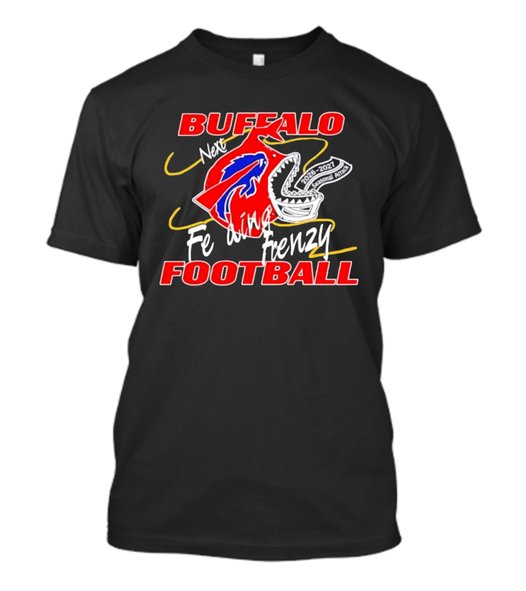 Buffalo Football Next Feeding Frenzy 2026 2027 Seasonal Attack T-Shirt