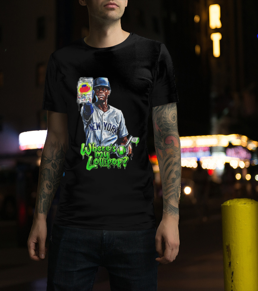 New York Mets Curtis Granderson Where's My Lollipop T-Shirt