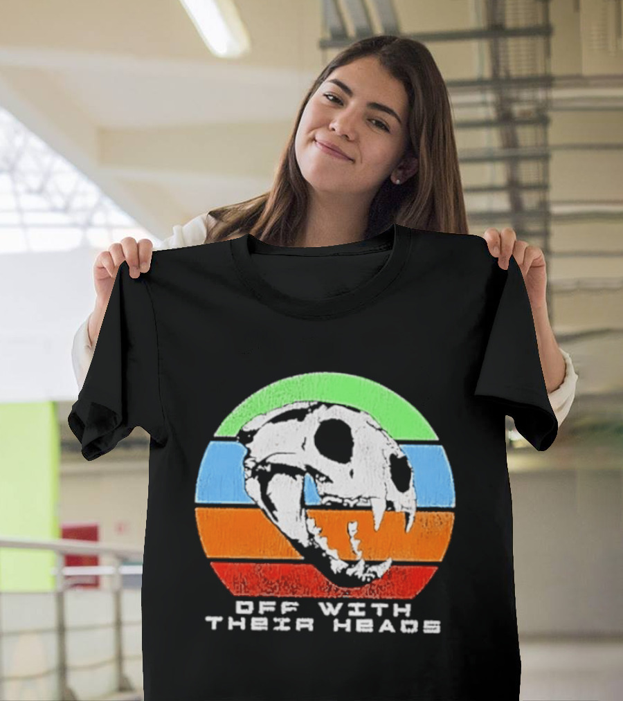 Off With Their Heads Feline Skull Predator T-Shirt