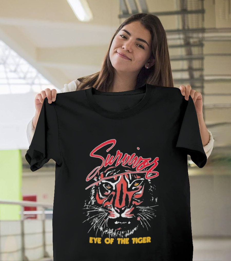 Survivor Eye Of The Tiger Tiger Face T-Shirt